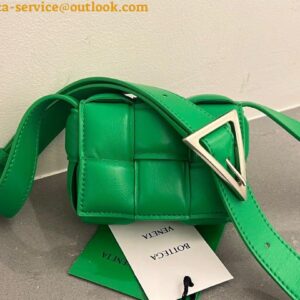 Replica Bottega Veneta Candy Padded Cassette Bag In Parakeet Lambskin