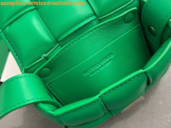 Replica Bottega Veneta Candy Padded Cassette Bag In Parakeet Lambskin 11