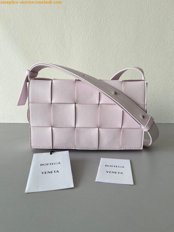 Replica Bottega Veneta Cassette Bag In Bliss Washed Intreccio Lambskin 6