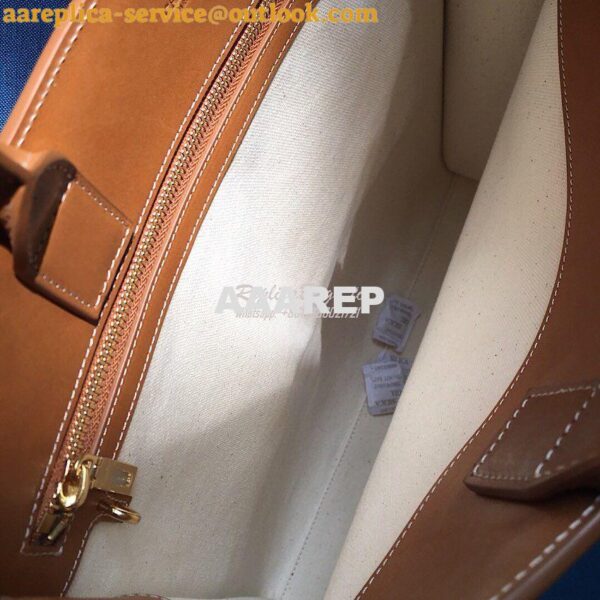 Replica Celine Vertical Cabas Bag In Canvas With Print And Calfskin 19 11