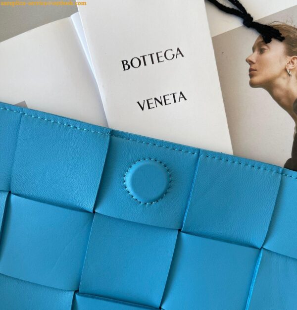 Replica Bottega Veneta Cassette Bag In Mallard Intreccio Lambskin 6