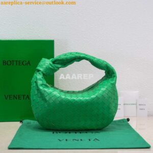 Replica Bottega Veneta BV 690225 Teen Jodie intrecciato leather shoulder bag Green 2