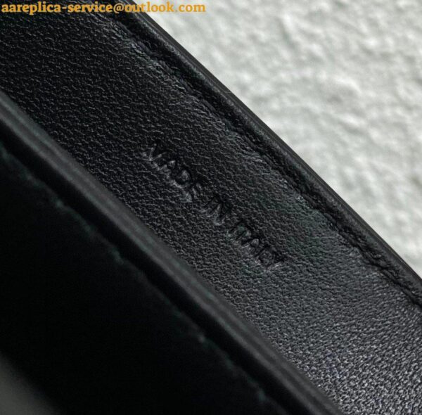 Replica Celine Triomphe Teen Bag In Black Leather 14