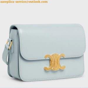 Replica Celine Triomphe Teen Bag In Mineral Leather 2