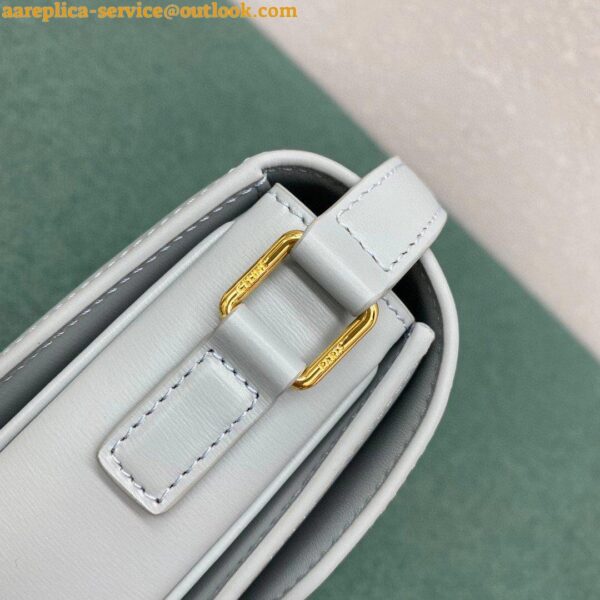 Replica Celine Triomphe Teen Bag In Mineral Leather 13