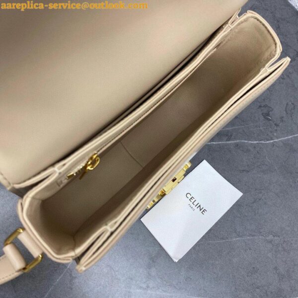 Replica Celine Triomphe Teen Bag In Nude Leather 5