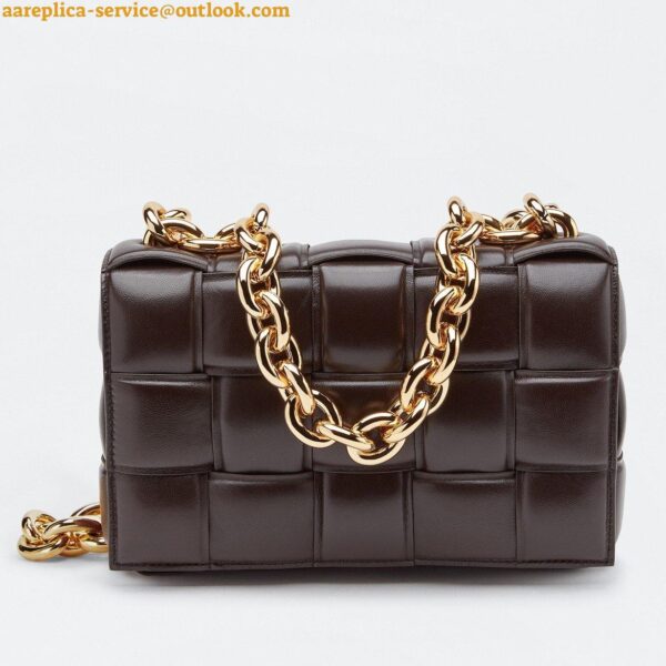 Replica Bottega Veneta Chain Cassette Bag In Fondant Intrecciato Lambskin 8