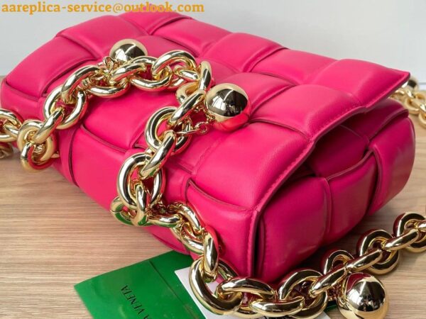 Replica Bottega Veneta Chain Cassette Bag In Lollipop Intrecciato Lambskin 5