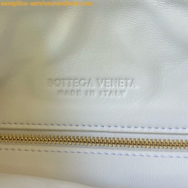 Replica Bottega Veneta Gemelli Large Bag in White Intrecciato Lambskin 9