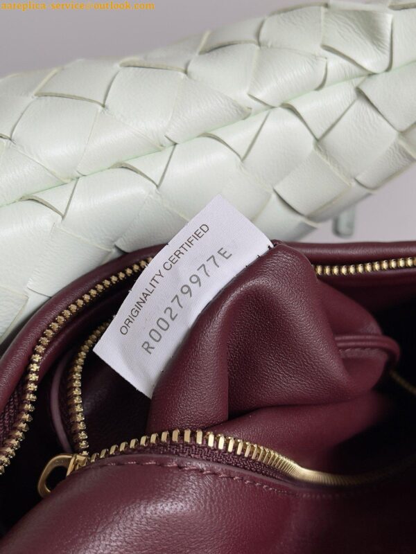 Replica Bottega Veneta Gemelli Medium Bag in Barolo/Glacier Intrecciato Lambskin 5