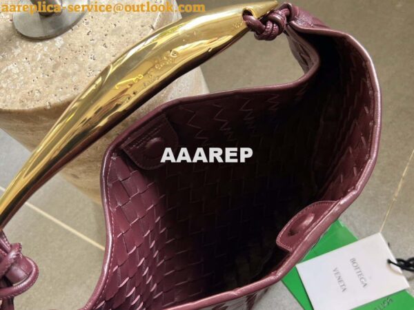 Replica Bottega Veneta BV 716082 Sardine Wine Red 8