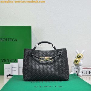 Replica Bottega Veneta BV 743568 Small Andiamo Black