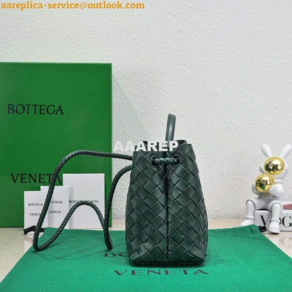 Replica Bottega Veneta BV 743568 Small Andiamo Dark Green 5