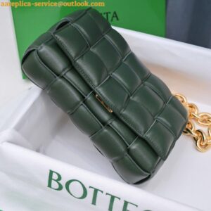 Replica Bottega Veneta Chain Cassette Bag In Raintree Intrecciato Lambskin 2