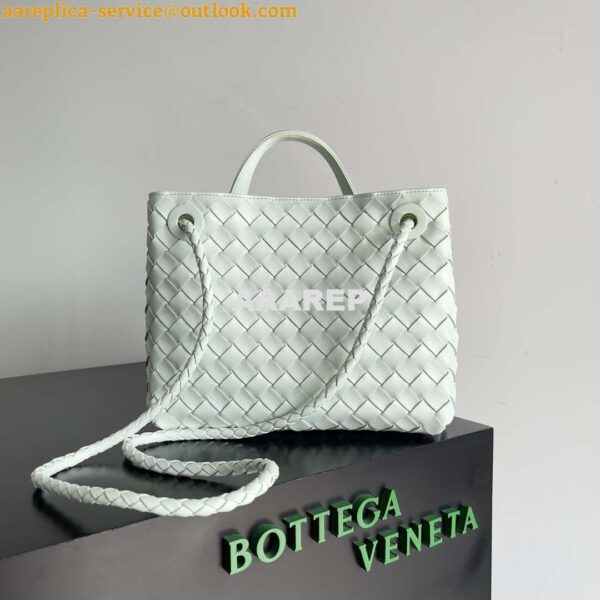 Replica Bottega Veneta BV 743568 Small Andiamo Glacier blue 6