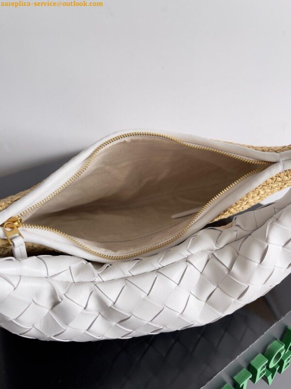 Replica Bottega Veneta Gemelli Medium Bag in Natural Raffia 7