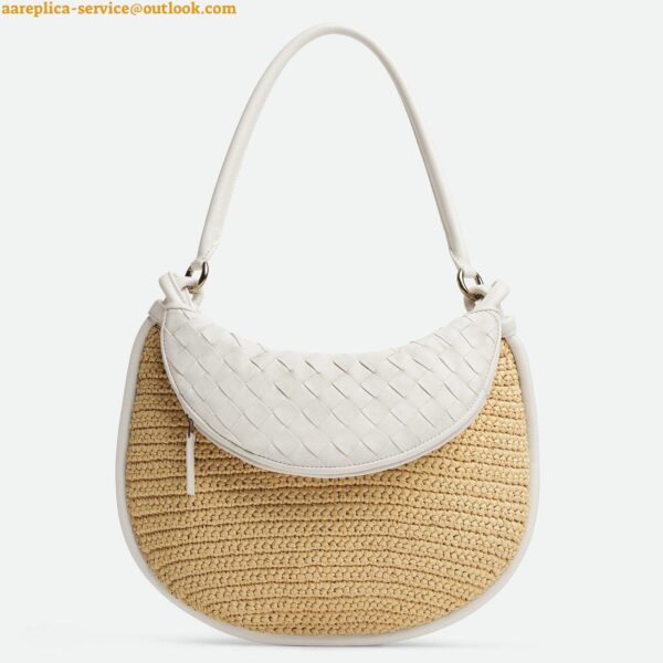 Replica Bottega Veneta Gemelli Medium Bag in Natural Raffia 13