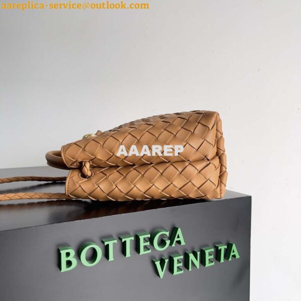 Replica Bottega Veneta BV 743568 Small Andiamo Ligth Brown 4