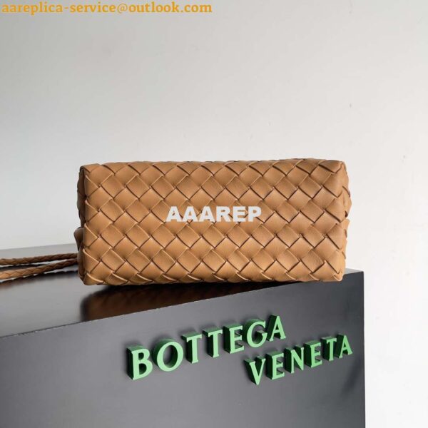 Replica Bottega Veneta BV 743568 Small Andiamo Ligth Brown 5