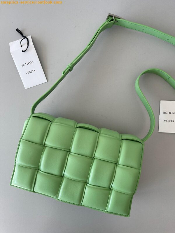 Replica Bottega Veneta Padded Cassette Bag In Acid Green Lambskin 3