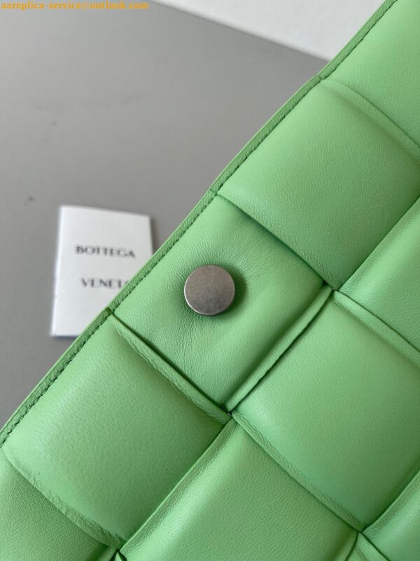 Replica Bottega Veneta Padded Cassette Bag In Acid Green Lambskin 3