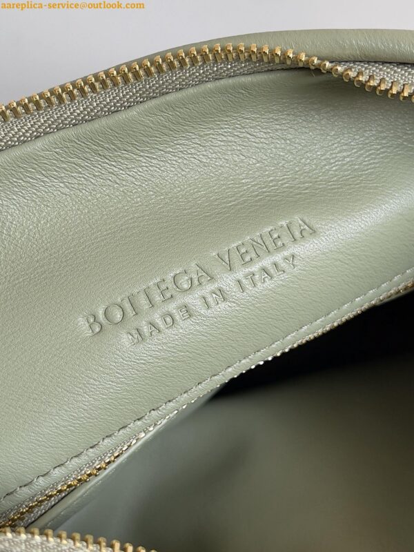 Replica Bottega Veneta Gemelli Medium Bag in Travertine Intrecciato Lambskin 12