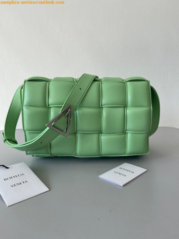 Replica Bottega Veneta Padded Cassette Bag In Acid Green Lambskin 6