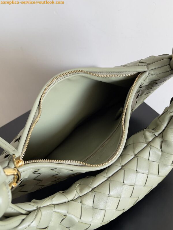 Replica Bottega Veneta Gemelli Medium Bag in Travertine Intrecciato Lambskin 13