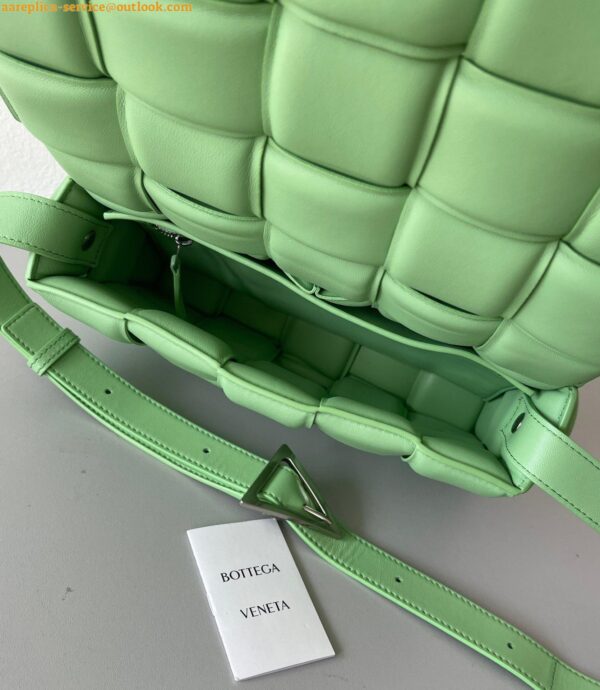 Replica Bottega Veneta Padded Cassette Bag In Acid Green Lambskin 9