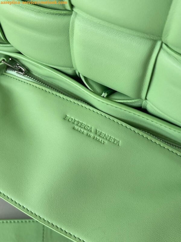 Replica Bottega Veneta Padded Cassette Bag In Acid Green Lambskin 10