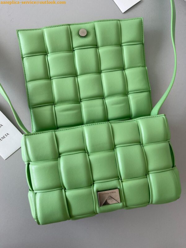 Replica Bottega Veneta Padded Cassette Bag In Acid Green Lambskin 11