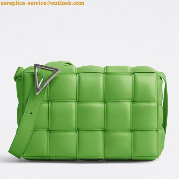 Replica Bottega Veneta Padded Cassette Bag In Acid Green Lambskin 10