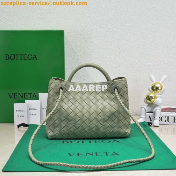 Replica Bottega Veneta BV 743568 Small Andiamo Travertine 4