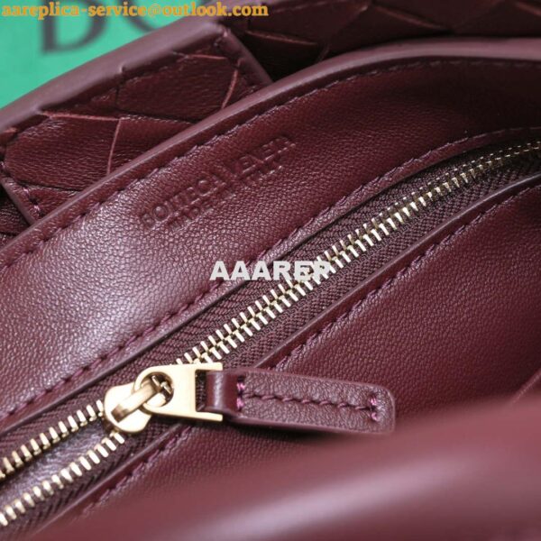 Replica Bottega Veneta BV 743568 Small Andiamo Wine Red 9