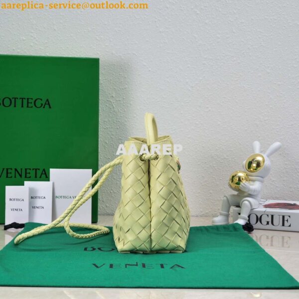 Replica Bottega Veneta BV 743568 Small Andiamo Yellow 4