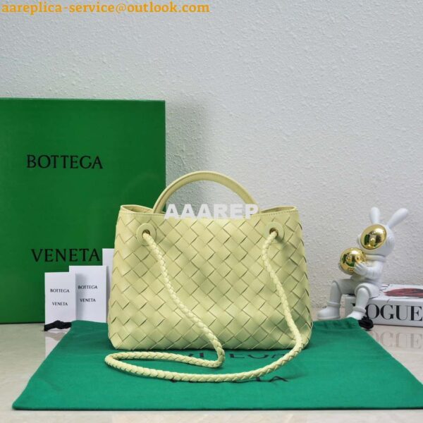 Replica Bottega Veneta BV 743568 Small Andiamo Yellow 8