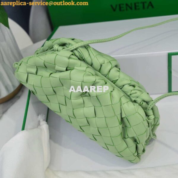 Replica BV 585852VCPP13840 Bottega Veneta Mini Pouch Light Green 7