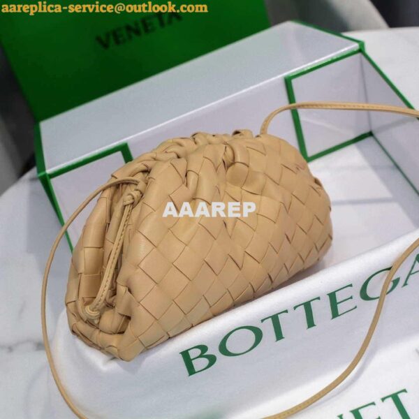 Replica BV 585852VCPP19776 Bottega Veneta Mini Pouch Beige 3