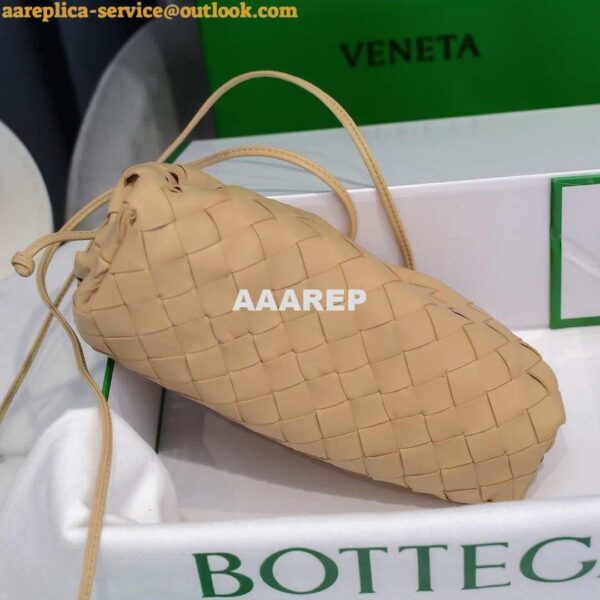 Replica BV 585852VCPP19776 Bottega Veneta Mini Pouch Beige 5