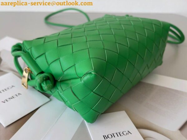 Replica Bottega Veneta Loop Mini Bag In Green Intrecciato Lambskin 9