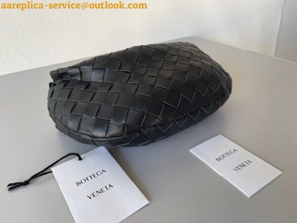 Replica Bottega Veneta BV Jodie Mini Bag In Black Intrecciato Lambskin 3