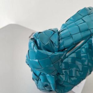 Replica Bottega Veneta BV Jodie Mini Bag In Blaster Intrecciato Patent Leather 2