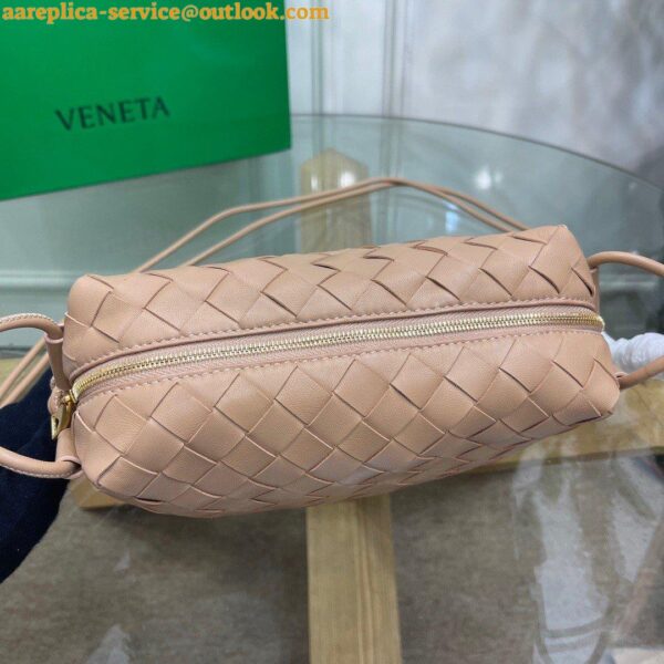 Replica Bottega Veneta Loop Small Bag In Almond Intrecciato Lambskin 10