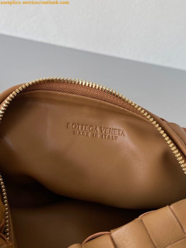 Replica Bottega Veneta BV Jodie Mini Bag In Caramel Intrecciato Lambskin 10