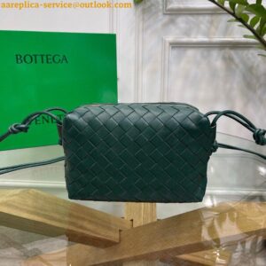 Replica Bottega Veneta Loop Small Bag In Raintree Intrecciato Lambskin 2