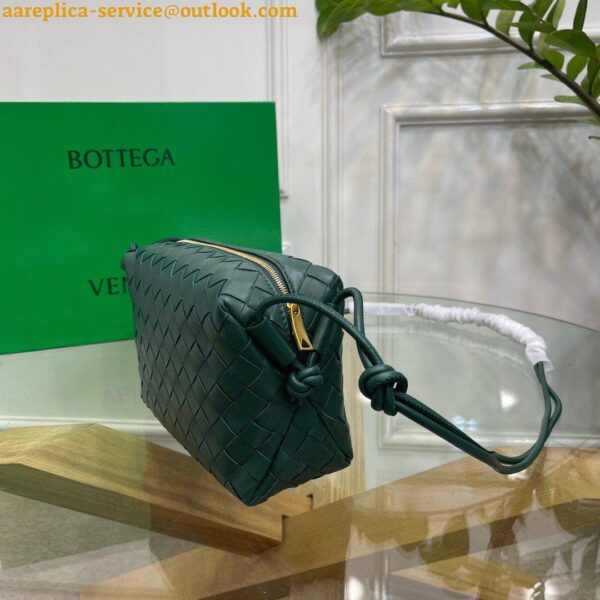 Replica Bottega Veneta Loop Small Bag In Raintree Intrecciato Lambskin 5