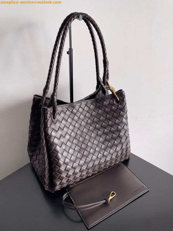 Replica Bottega Veneta Parachute Large Bag in Fondant Intrecciato Lambskin 6