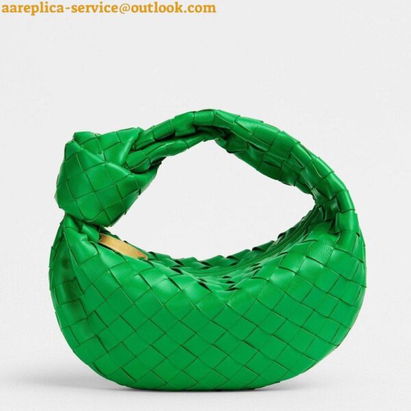 Replica Bottega Veneta BV Jodie Mini Bag In Parakeet Intrecciato Lambskin 7