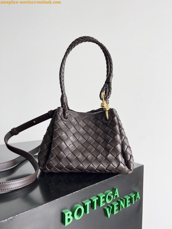 Replica Bottega Veneta Parachute Small Bag in Fondant Intrecciato Lambskin 9