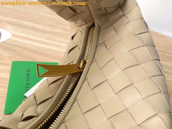 Replica Bottega Veneta BV Jodie Mini Bag In Porridge Intrecciato Lambskin 6